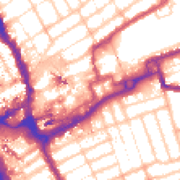 Daytime road noise heatmap for IG1 1BE