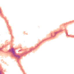 Night-time road noise heatmap for IG1 1BE