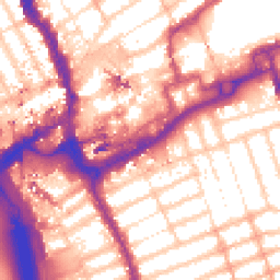 Daytime road noise heatmap for IG1 1BP