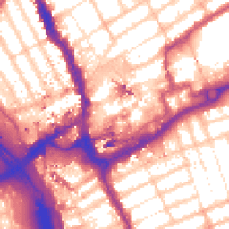 Daytime road noise heatmap for IG1 1DS