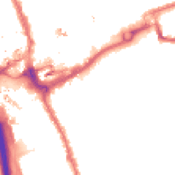 Night-time road noise heatmap for IG1 1DU