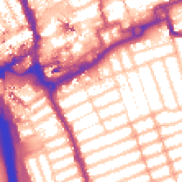 Daytime road noise heatmap for IG1 1ED