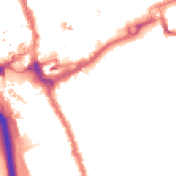 Night-time road noise heatmap for IG1 1ED