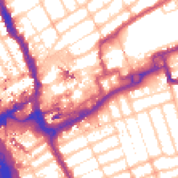 Daytime road noise heatmap for IG1 1EF