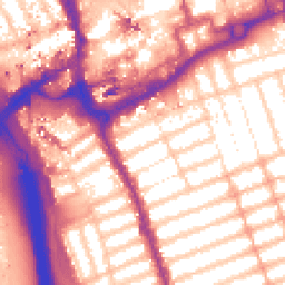 Daytime road noise heatmap for IG1 1EJ