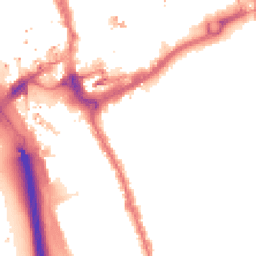 Night-time road noise heatmap for IG1 1EJ