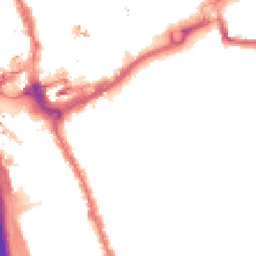 Night-time road noise heatmap for IG1 1EL