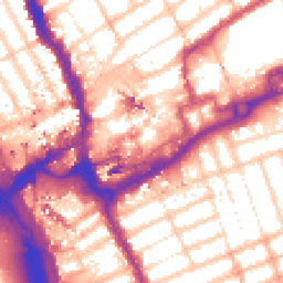 Daytime road noise heatmap for IG1 1EQ
