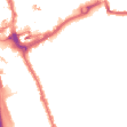 Night-time road noise heatmap for IG1 1ER