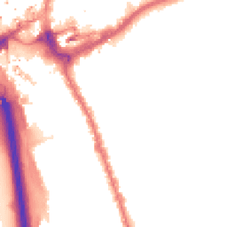 Night-time road noise heatmap for IG1 1ES