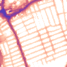 Daytime road noise heatmap for IG1 1EX