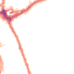 Night-time road noise heatmap for IG1 1EX