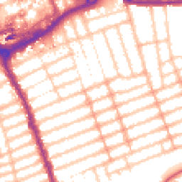 Daytime road noise heatmap for IG1 1EY