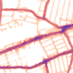 Daytime road noise heatmap for IG1 1FS