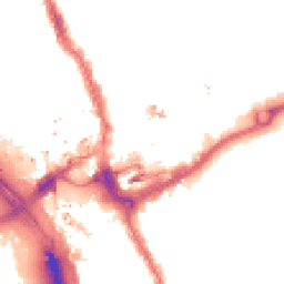 Night-time road noise heatmap for IG1 1FU