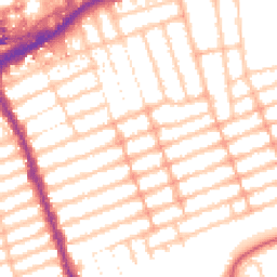 Daytime road noise heatmap for IG1 1HF