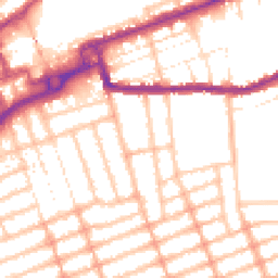 Daytime road noise heatmap for IG1 1HH