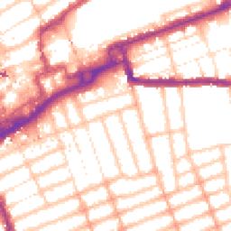 Daytime road noise heatmap for IG1 1HT