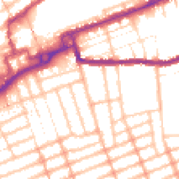Daytime road noise heatmap for IG1 1HU