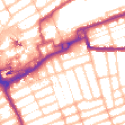 Daytime road noise heatmap for IG1 1JG