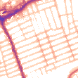 Daytime road noise heatmap for IG1 1JP