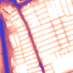 Daytime road noise heatmap for IG1 1PA