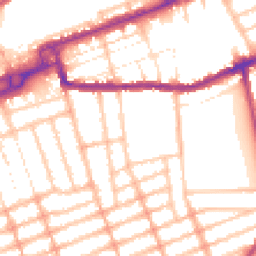 Daytime road noise heatmap for IG1 1SP