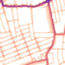 Daytime road noise heatmap for IG1 1SZ