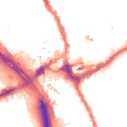Night-time road noise heatmap for IG1 2AG