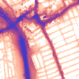 Daytime road noise heatmap for IG1 2EH