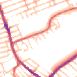 Daytime road noise heatmap for IG1 2NX