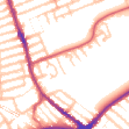 Daytime road noise heatmap for IG1 2PN