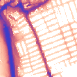 Daytime road noise heatmap for IG1 2RT