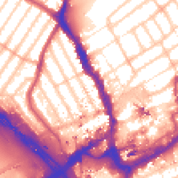 Daytime road noise heatmap for IG1 3AZ