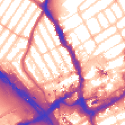 Daytime road noise heatmap for IG1 3BA