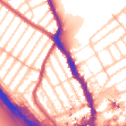 Daytime road noise heatmap for IG1 3BD