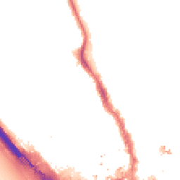 Night-time road noise heatmap for IG1 3BD