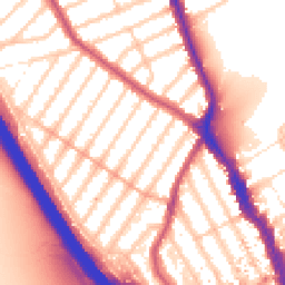Daytime road noise heatmap for IG1 3DN