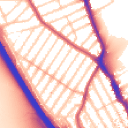 Daytime road noise heatmap for IG1 3EB