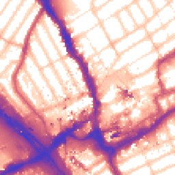 Daytime road noise heatmap for IG1 3FF