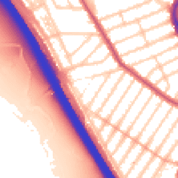 Daytime road noise heatmap for IG1 3LF