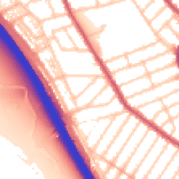 Daytime road noise heatmap for IG1 3NB