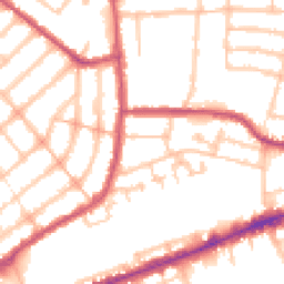 Daytime road noise heatmap for IG1 4AJ