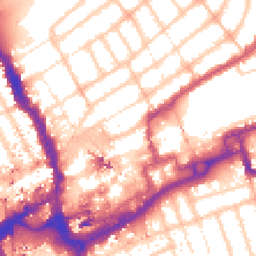 Daytime road noise heatmap for IG1 4BQ