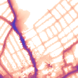 Daytime road noise heatmap for IG1 4JY