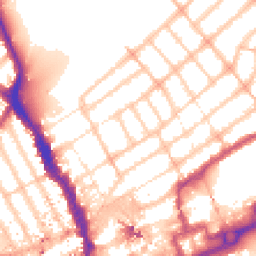 Daytime road noise heatmap for IG1 4LA