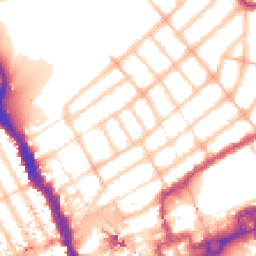 Daytime road noise heatmap for IG1 4LB