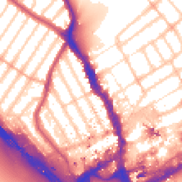 Daytime road noise heatmap for IG1 4QF