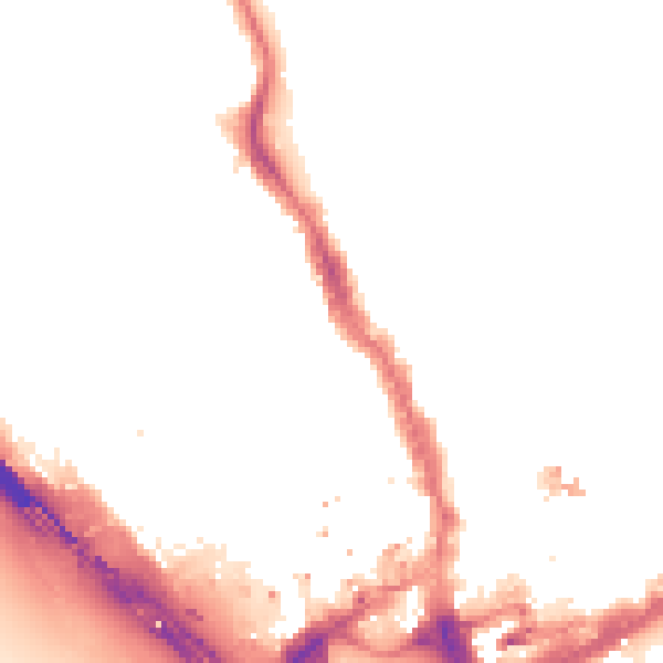 Night-time road noise heatmap for IG1 4QF