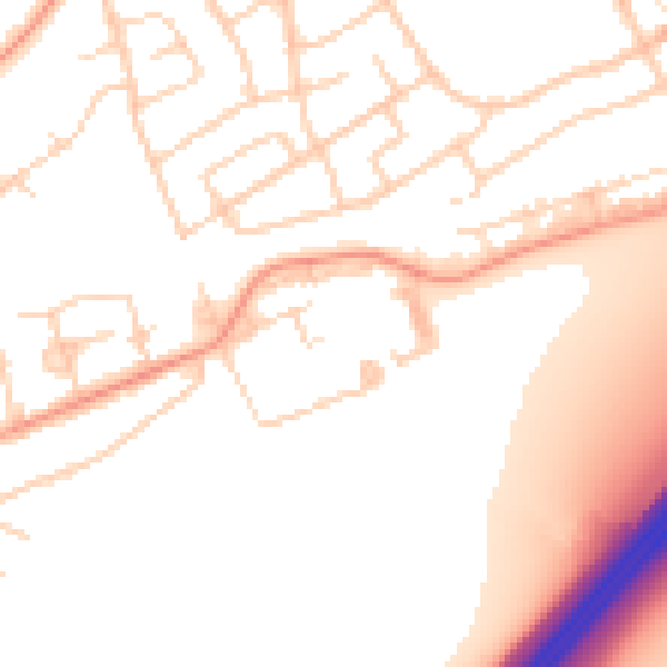 Daytime road noise heatmap for IG10 3LT